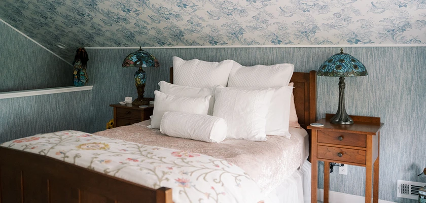 Experience the Blue Bird Suite at the Timbrook Guesthouse