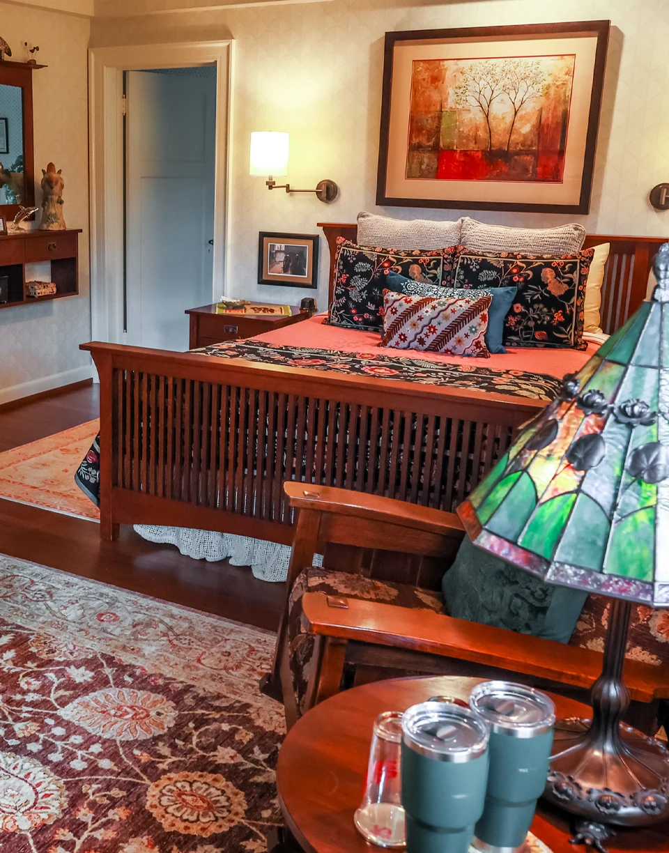 Experience the East Wing Suite at the Timbrook Guesthouse