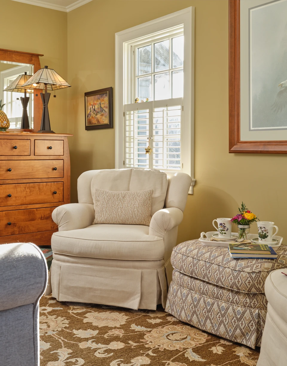 Experience the West Wing Suite at the Timbrook Guesthouse